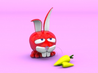 兔子玩具C4D模型