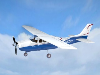 螺旋桨飞机C4D模型