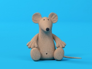 玩具老鼠C4D模型