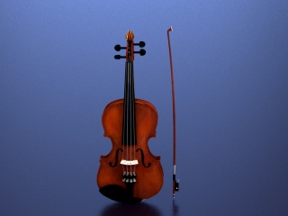 小提琴C4D模型