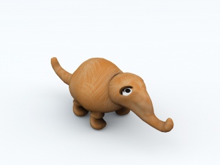 大象玩具C4D模型