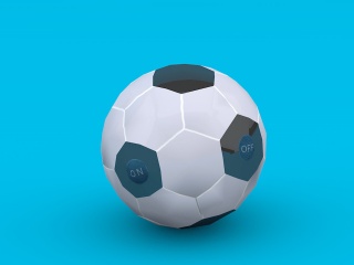 足球玩具C4D模型