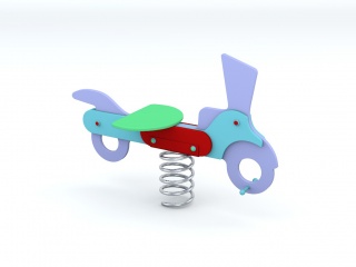 儿童弹簧木马C4D模型