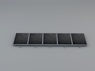 太阳能板C4D模型