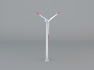 风能发电机C4D模型