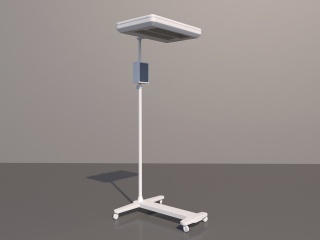 医疗设备移动桌C4D模型