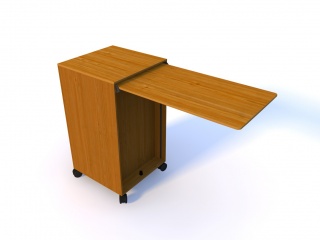 折叠桌C4D模型