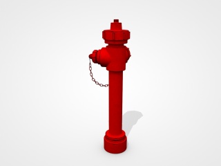 消防栓C4D模型