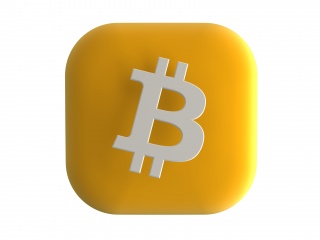 比特币图标BitcoinC4D模型
