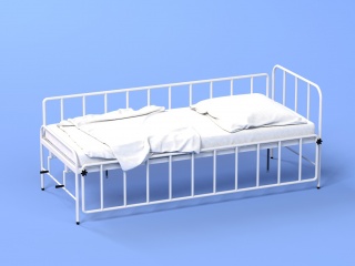 医疗设备病床C4D模型