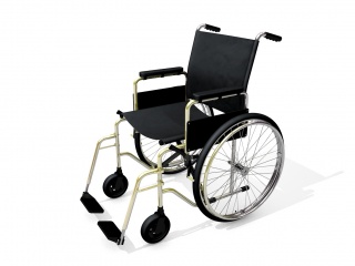 轮椅C4D模型