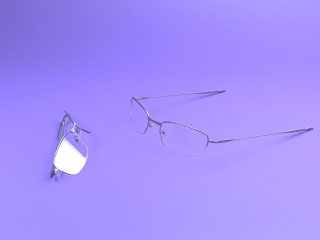 眼镜C4D模型