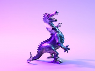 恐龙造型花灯C4D模型