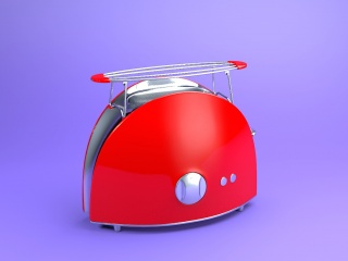 烧烤箱C4D模型