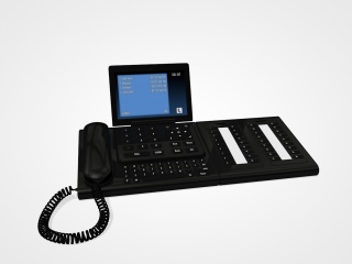 办公用品电话C4D模型