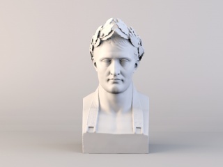 拿破仑石膏像C4D模型