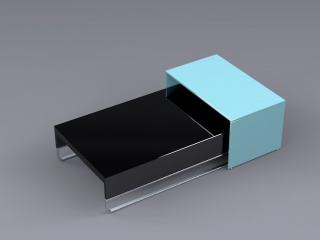 创意灰色椅子C4D模型