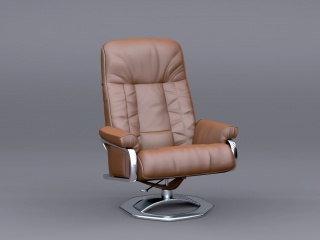 现代办公椅子C4D模型