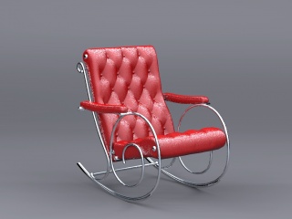 高级摇椅C4D模型