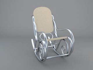 现代摇椅C4D模型