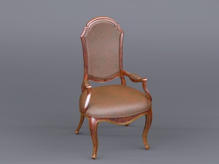 欧式现代椅子C4D模型