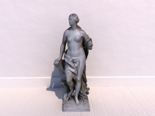 巴黎圣母雕塑C4D模型