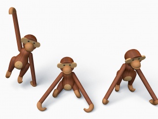 猴子玩具C4D模型