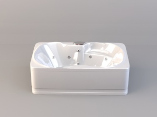 独立浴缸C4D模型