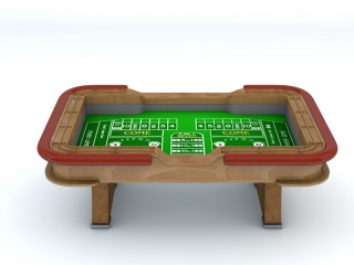 扑克牌桌C4D模型
