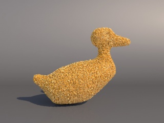 鸭造型园艺C4D模型