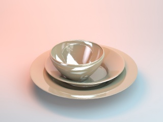 瓷碗C4D模型