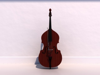 大提琴C4D模型