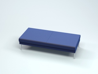 简约沙发凳C4D模型