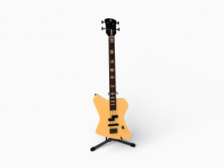 民谣吉他C4D模型
