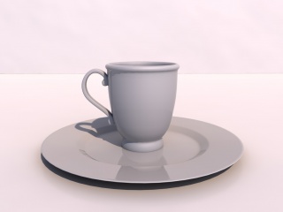 瓷器杯子C4D模型