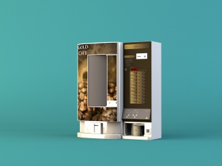 自动咖啡机C4D模型