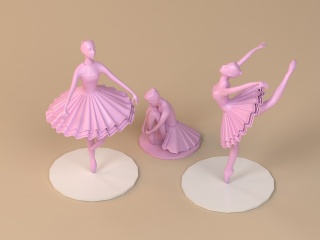 芭蕾玩具C4D模型