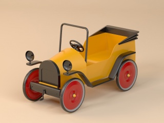 玩具车C4D模型