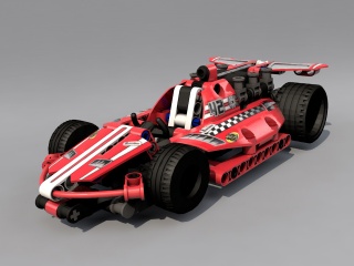 玩具赛车C4D模型