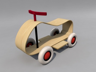 儿童玩具车C4D模型