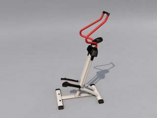 健身房跑步机C4D模型