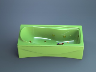 单人浴缸C4D模型