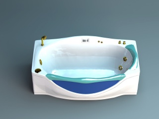家用浴缸C4D模型