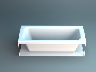 浴缸模型C4D模型