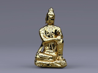佛教艺术品C4D模型