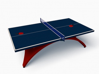 乒乓球台C4D模型