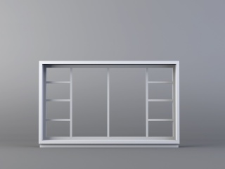 室内窗户C4D模型