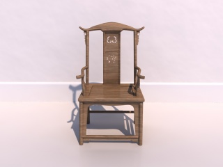 老中式椅子C4D模型