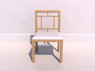 餐厅椅子C4D模型