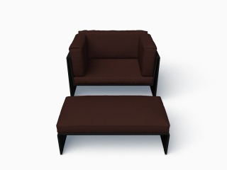 客厅休闲桌椅C4D模型